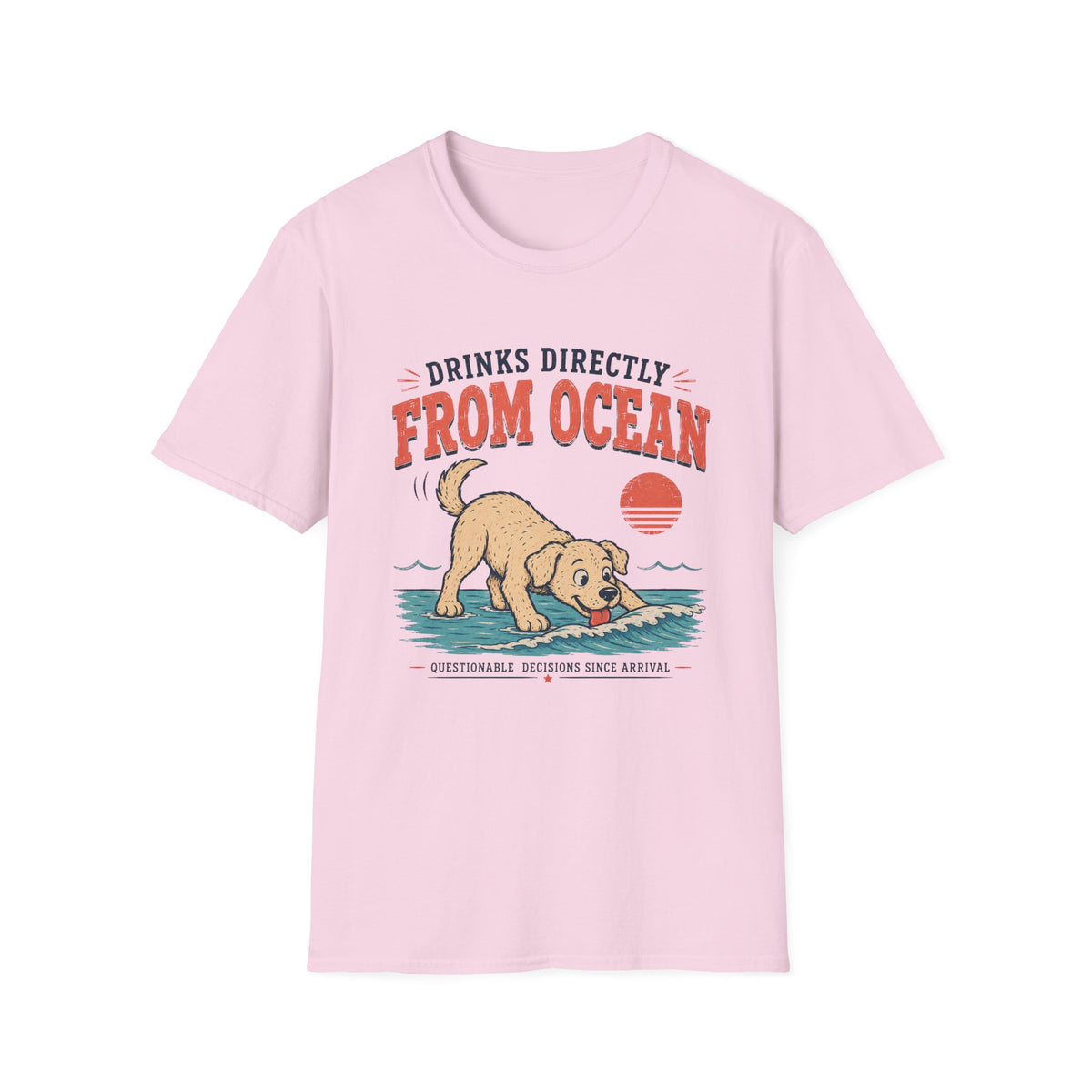 Drinks Directly From Ocean T‑Shirt