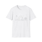 Simple Lighthouse Sailboat T‑Shirt