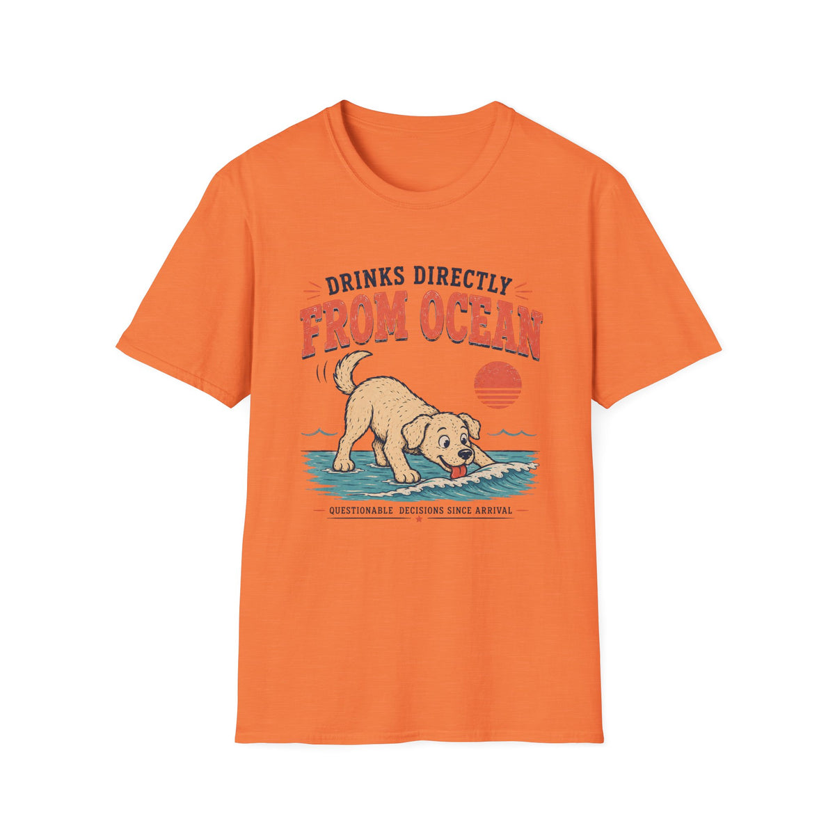 Drinks Directly From Ocean T‑Shirt