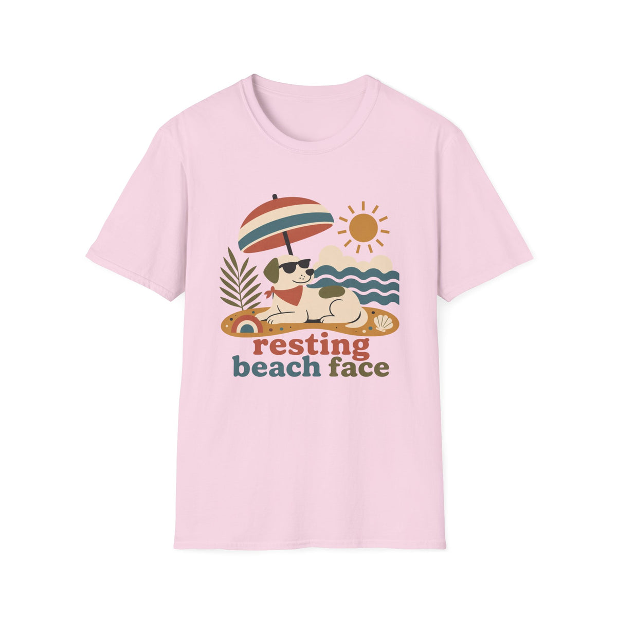 Resting Beach Face T‑Shirt