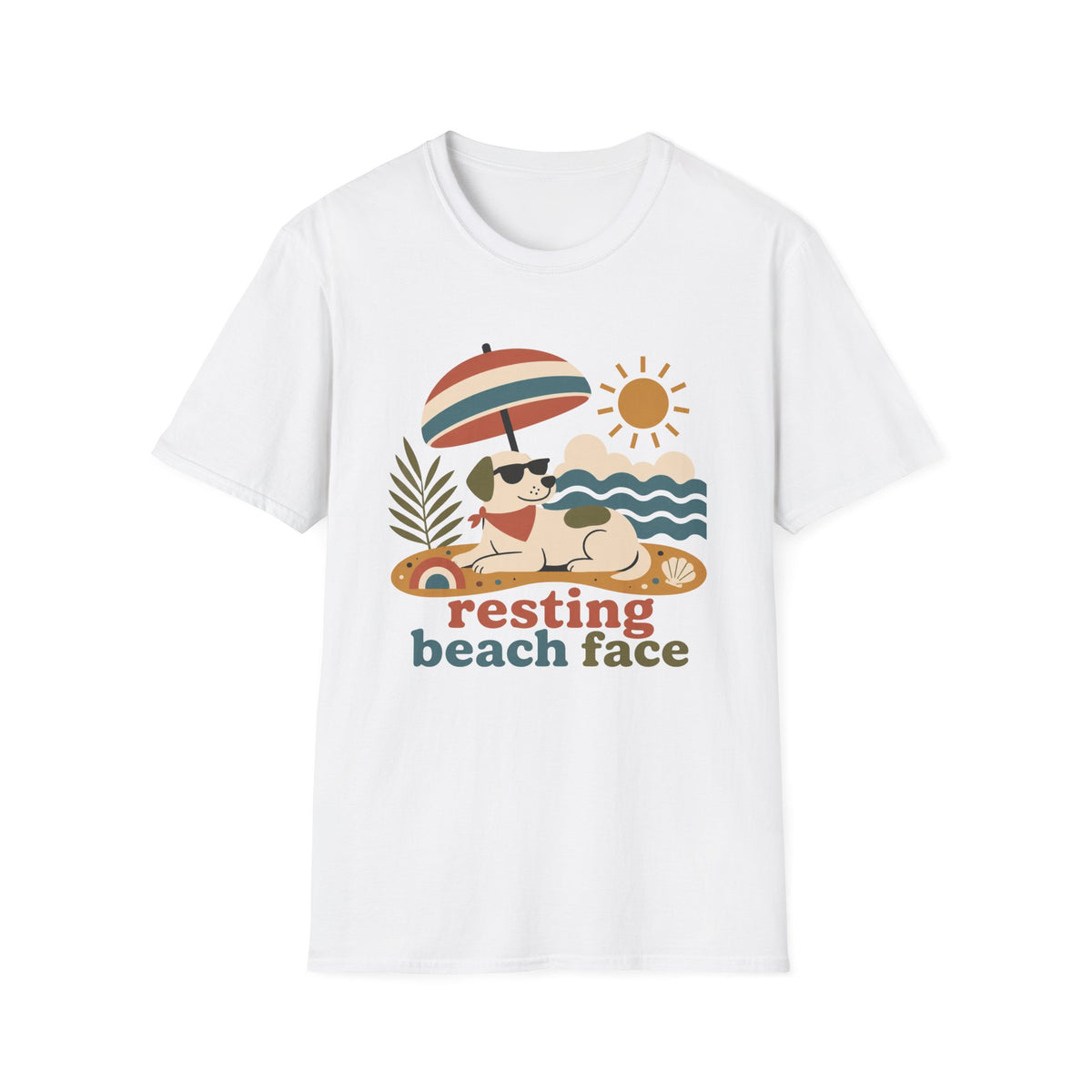 Resting Beach Face T‑Shirt