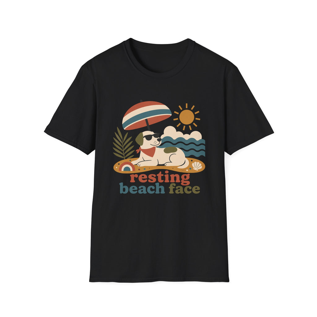 Resting Beach Face T‑Shirt