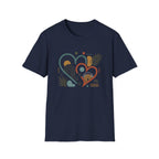 Earth Tone Heart Garden T‑Shirt