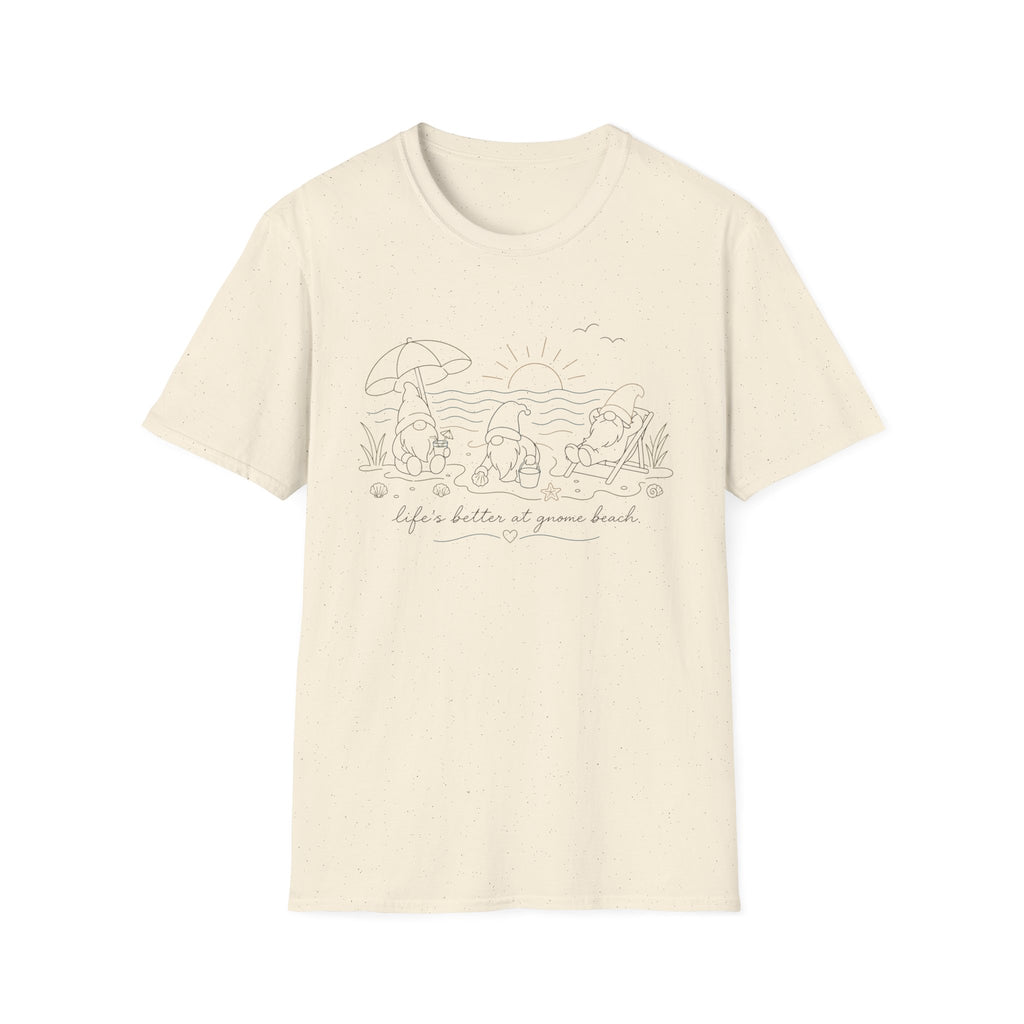 Lifes Better At Gnome Beach T‑Shirt