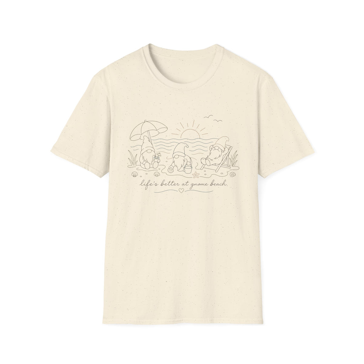 Lifes Better At Gnome Beach T‑Shirt