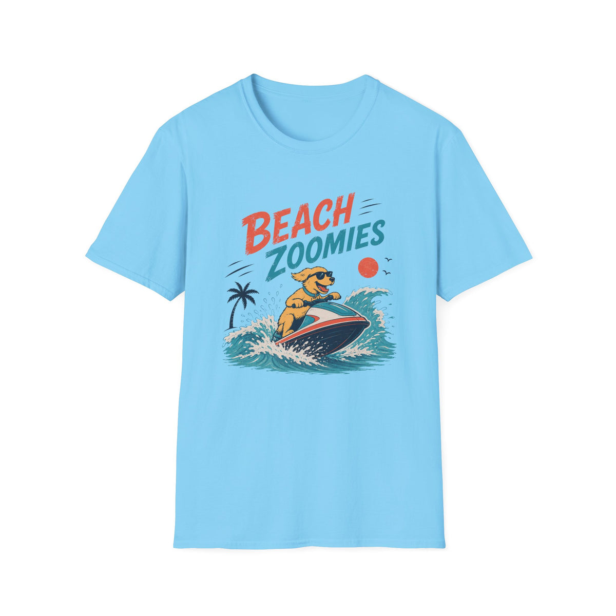 Beach Zoomies Dog Jet Ski T‑Shirt
