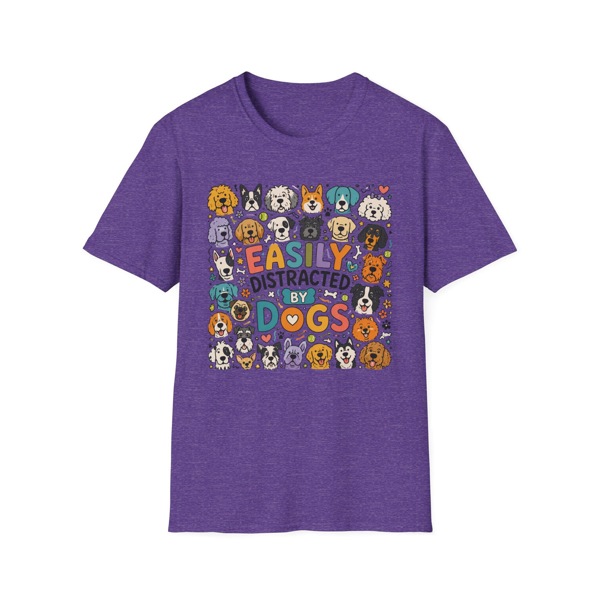 Easily Distracted By Dogs T‑Shirt
