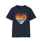 Heart and Paws Sunset T‑Shirt