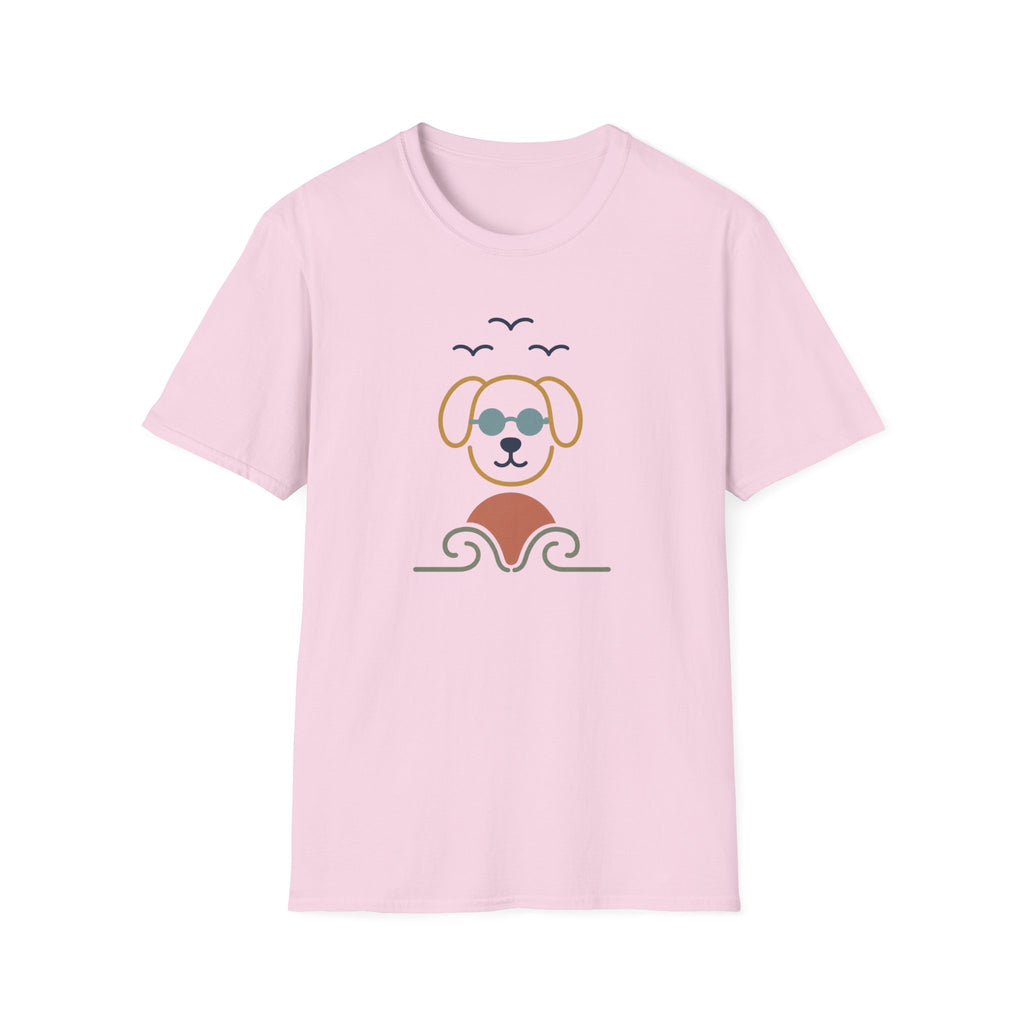 Birds Dog Sun Wave T‑Shirt