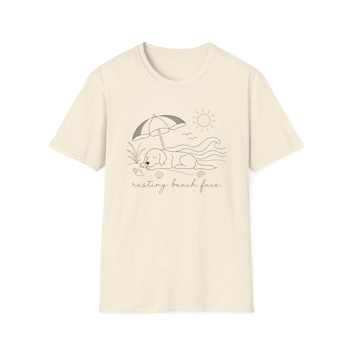 Resting Beach Face T‑Shirt