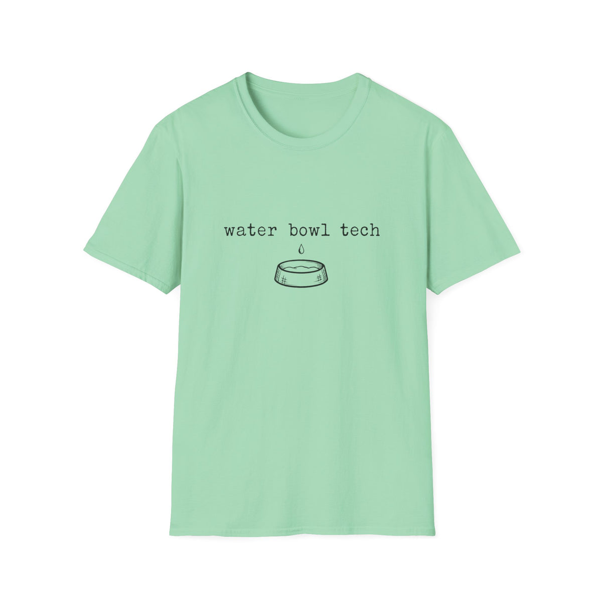 Water Bowl Tech T‑Shirt