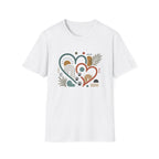 Earth Tone Heart Garden T‑Shirt