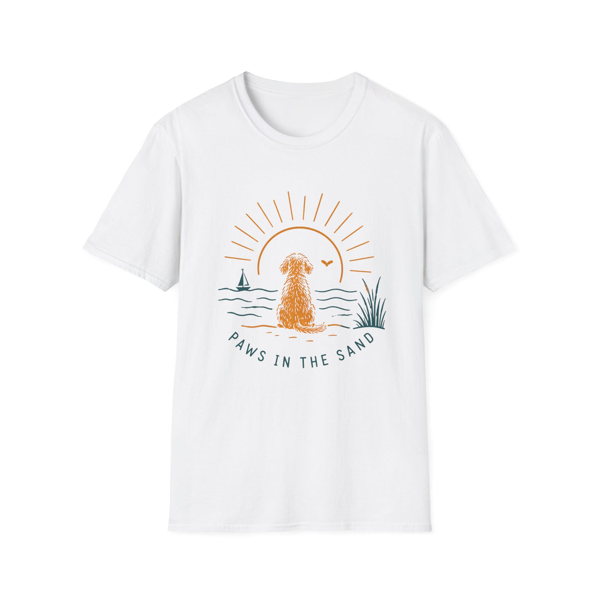 Paws In The Sand T‑Shirt