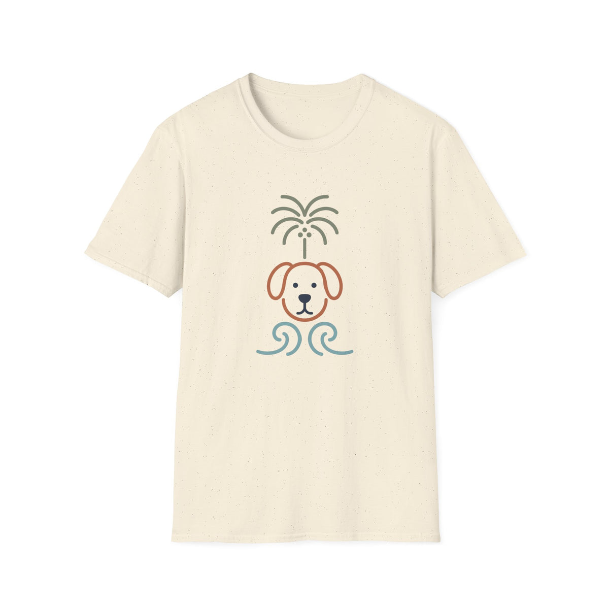Palm Dog Wave T‑Shirt