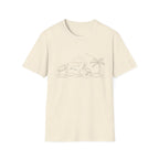 Simple Turtle Dolphin Pelican T‑Shirt
