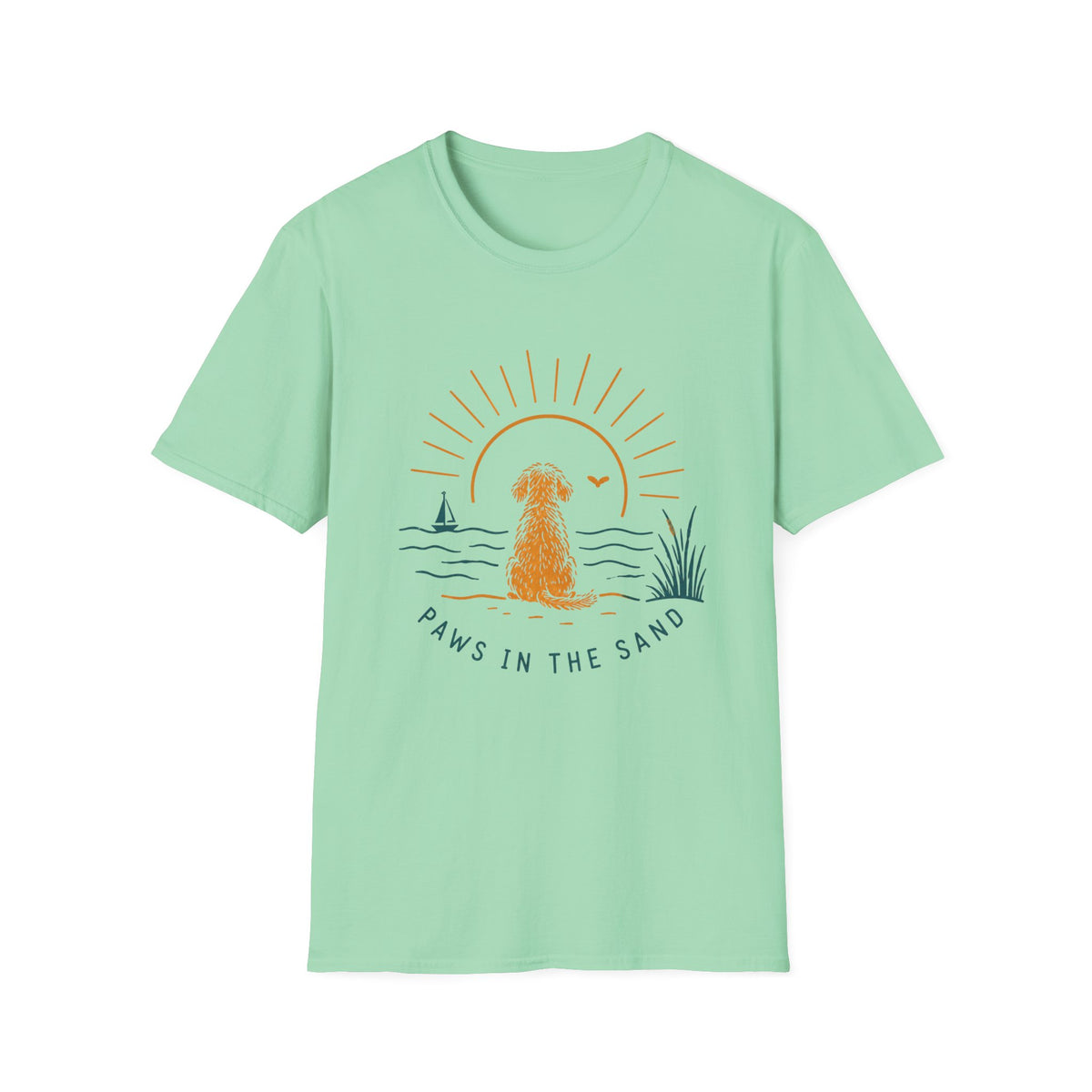 Paws In The Sand T‑Shirt