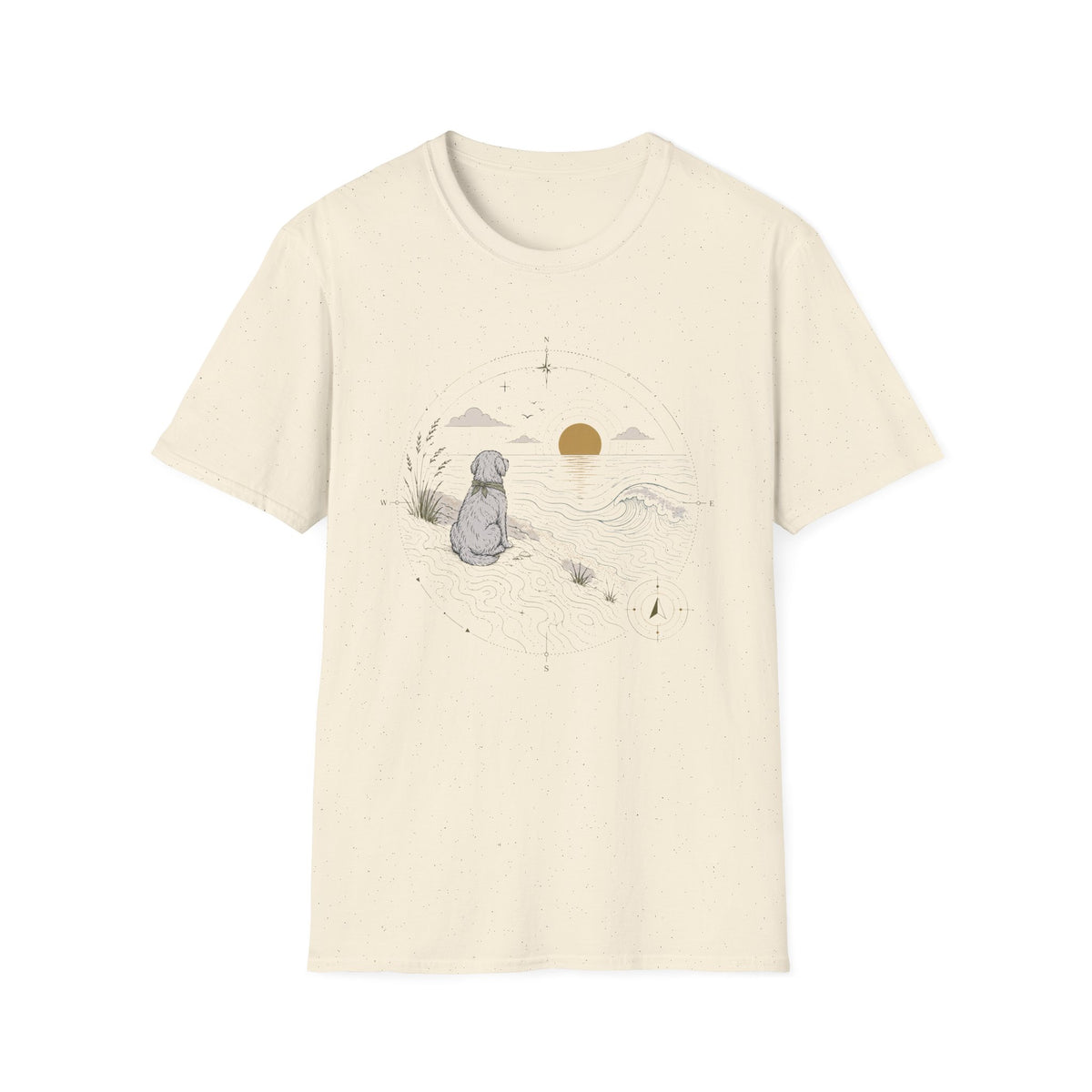 Celestial Dog at Sunset T‑Shirt