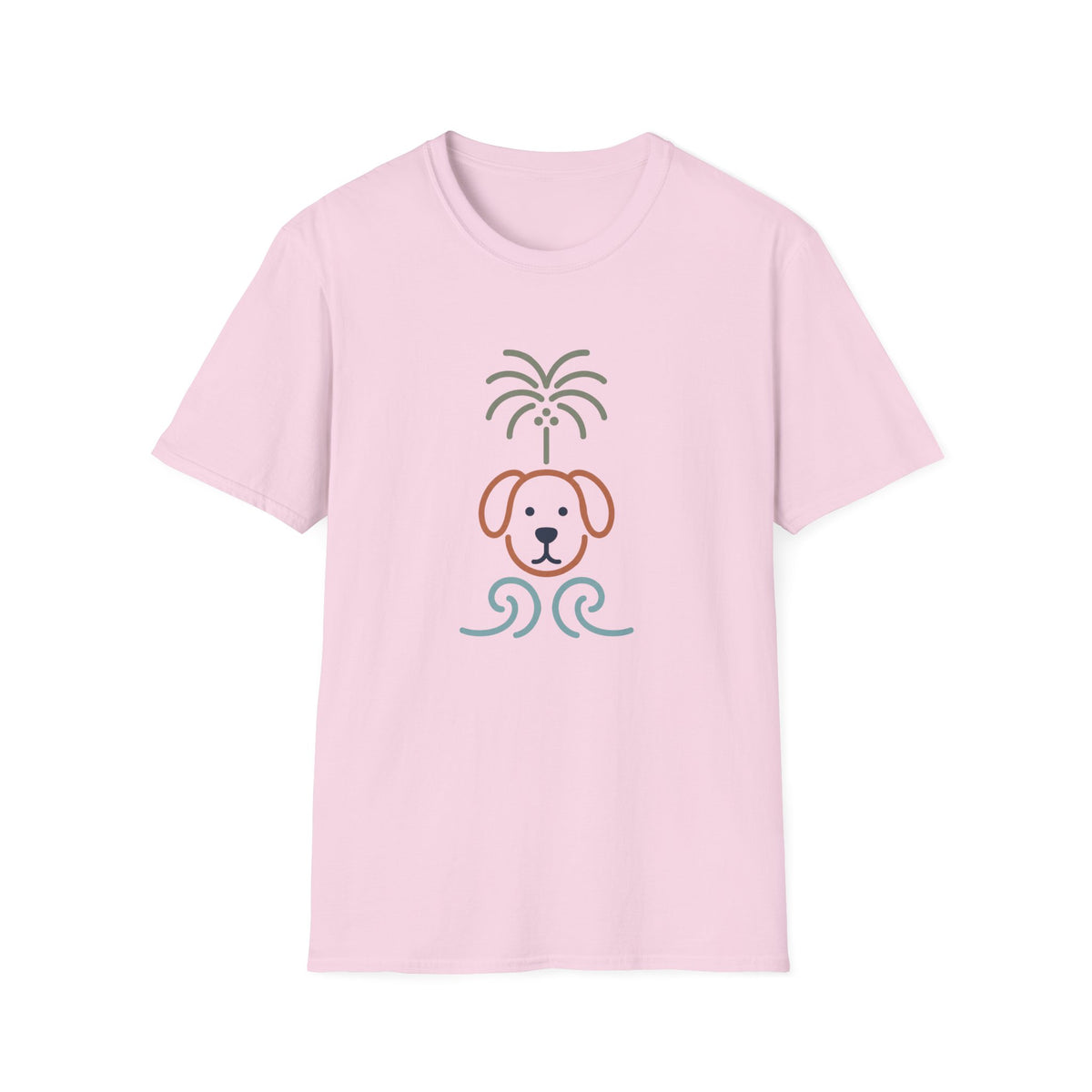 Palm Dog Wave T‑Shirt