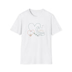 Wave Heart Paws Sunset T‑Shirt
