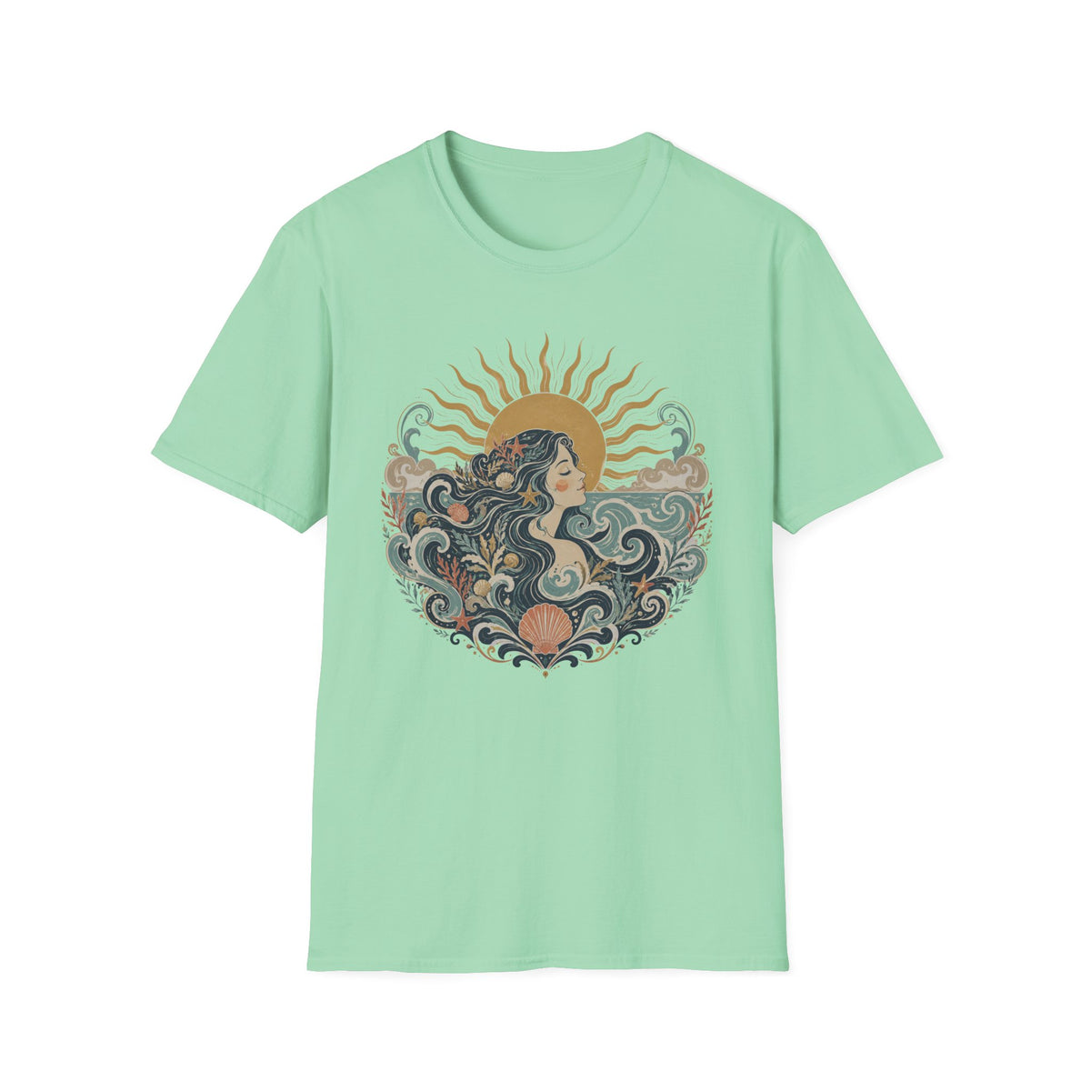 Nouveau Sea Goddess T‑Shirt