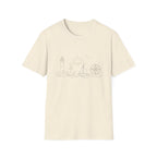 Simple Lighthouse Sailboat T‑Shirt