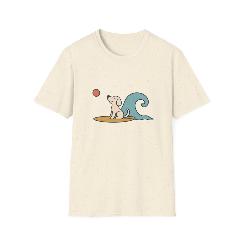 Dog Surfing Wave T‑Shirt