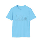 Simple Lighthouse Sailboat T‑Shirt