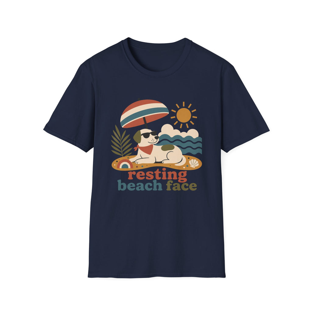 Resting Beach Face T‑Shirt