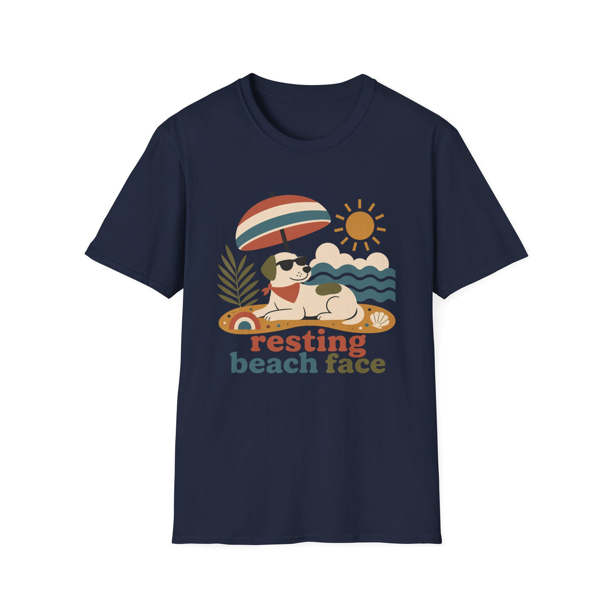 Resting Beach Face T‑Shirt